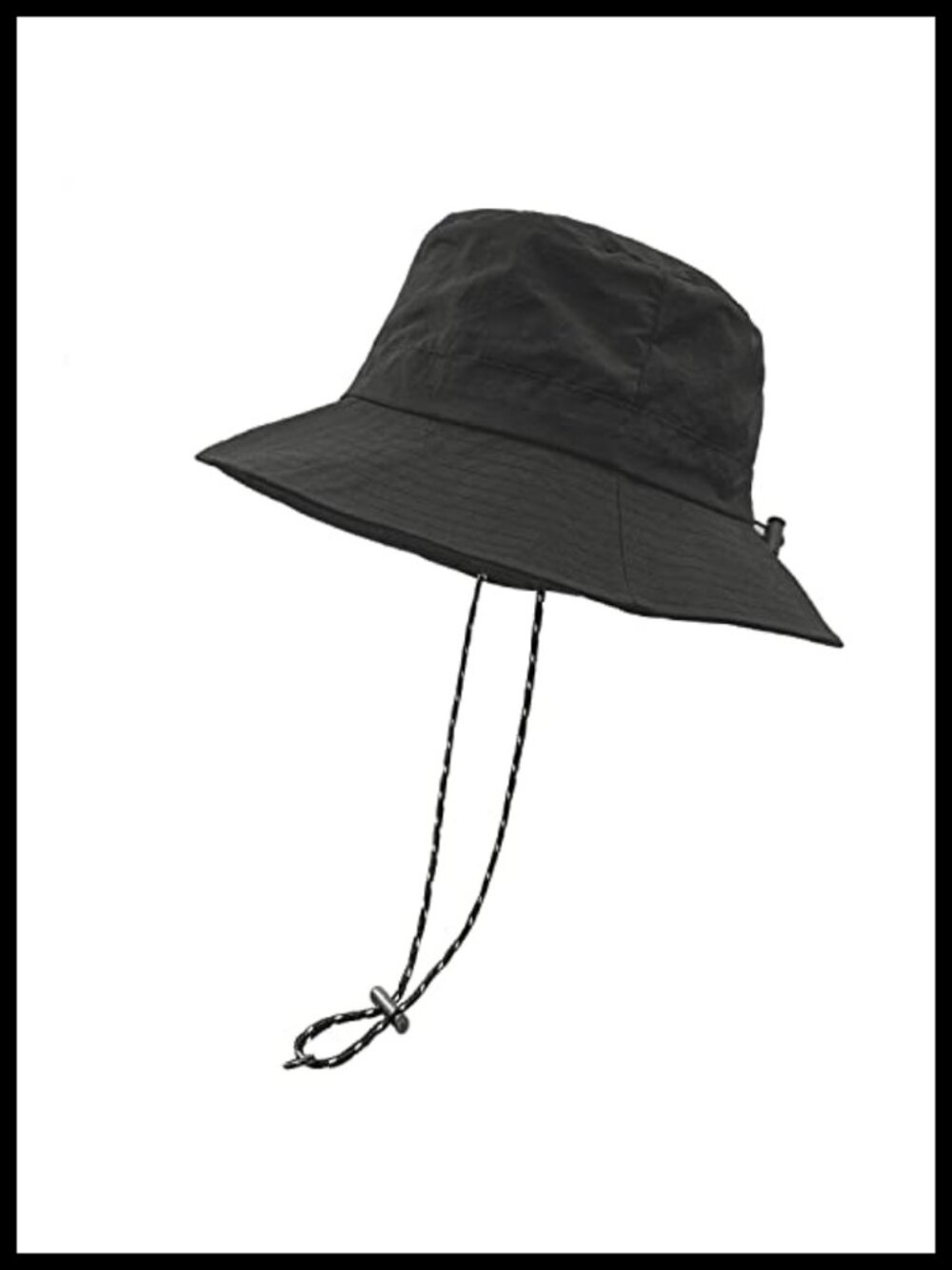 Waterproof Bucket Rain Hat with Chin Strap Quick Dry Packable Boonie Sun Hat UV